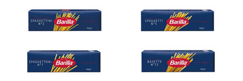 Barilla Spaghetti No 3 vs. No 5 vs. No 7 vs. No 13: Thickness, Calories, Taste Comparison