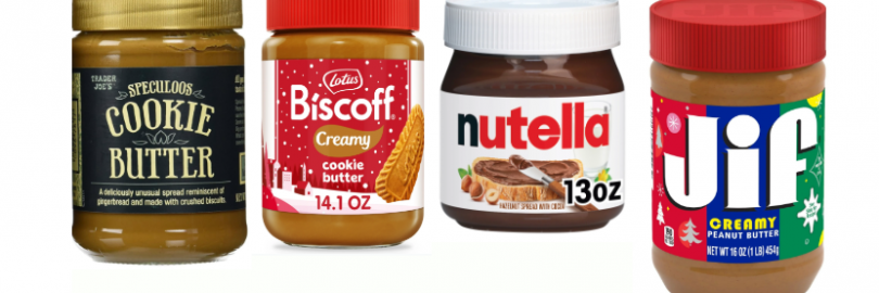 Lotus Biscoff vs.Trader Joe's Speculoos vs. Nutella vs. Jif Peanut Butter: Which Cookie Butter is Best?