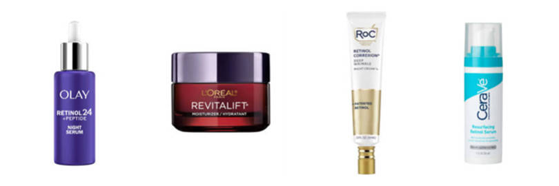 Olay Retinol 24 vs. L'oreal Revitalift vs. RoC Retinol vs. CeraVe Retinol: Comparison and Reviews 2025