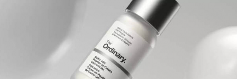 Ingredients Review: NEW The Ordinary Sulfur 10% Powder-to-Cream Concentrate Acne Spot Treatment