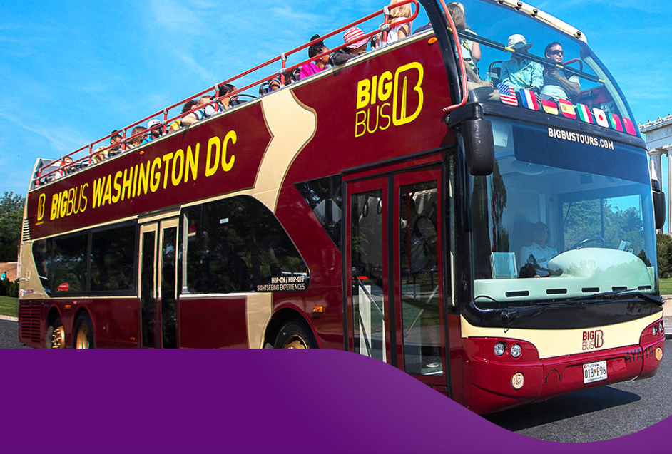 华盛顿随上随下大巴士爱国之旅1日通票