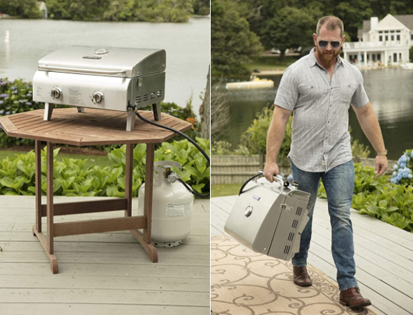 这款烧烤炉设置两个不锈钢燃烧器 这款烧烤炉设置两个不锈钢燃烧器