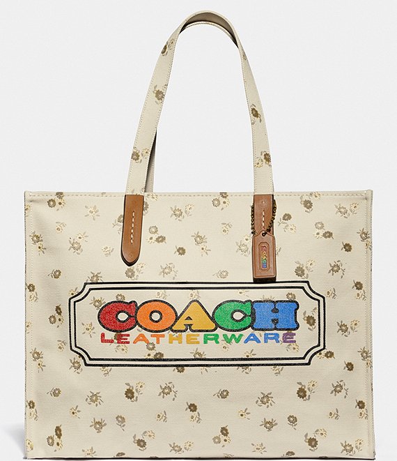 canvas coach tote