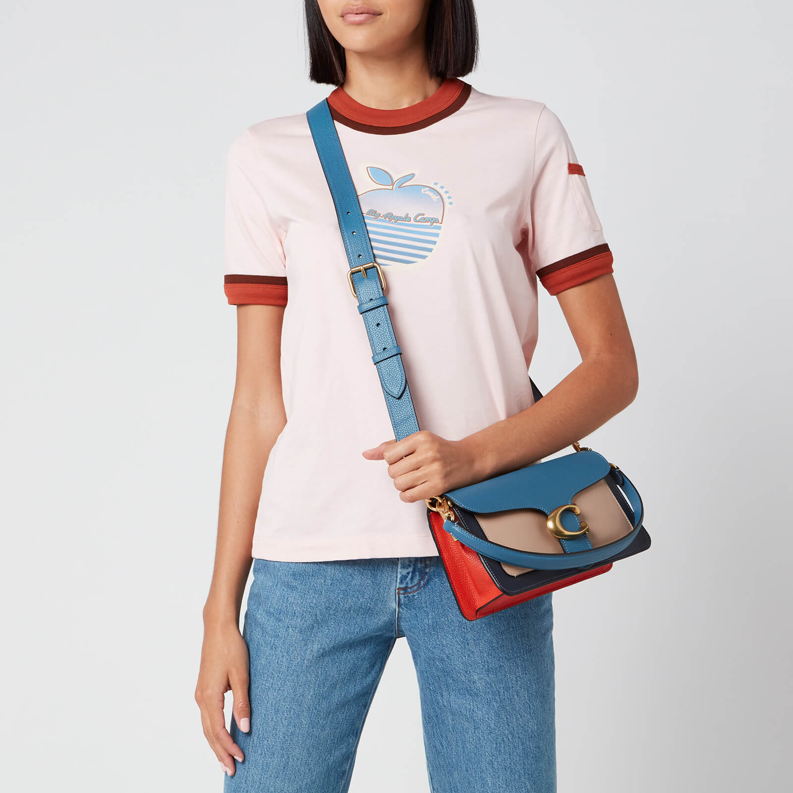 tabby shoulder bag 26 in colorblock