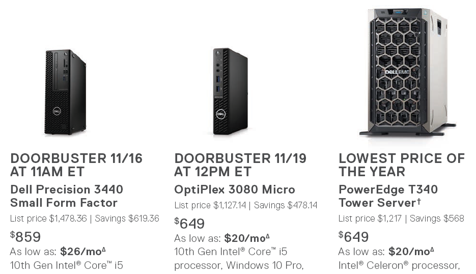 Black Friday Sneak Peek – Up to 48% Off @Dell Black Friday Sneak Peek – Up to 48% Off @Dell