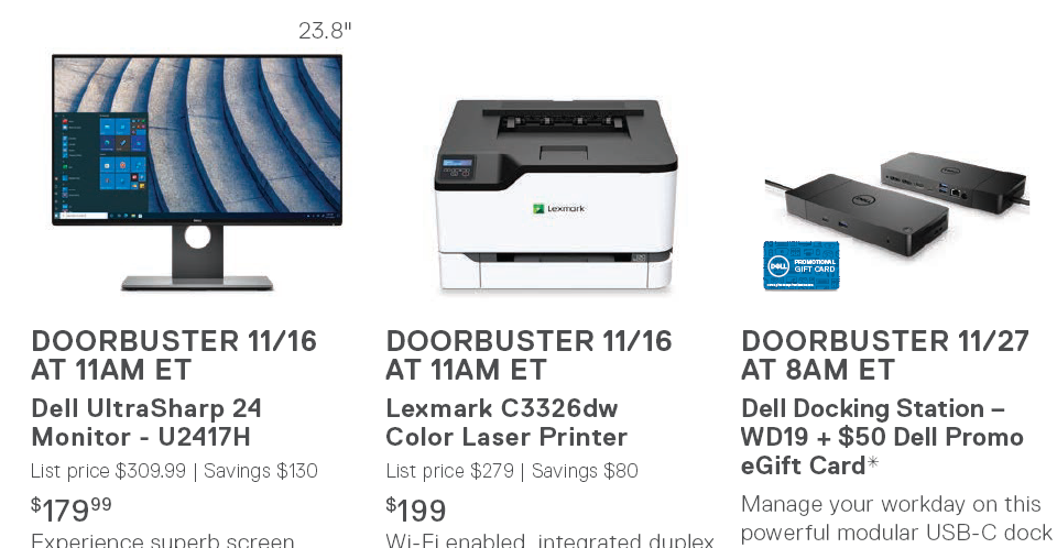 Black Friday Sneak Peek – Up to 48% Off @Dell Black Friday Sneak Peek – Up to 48% Off @Dell