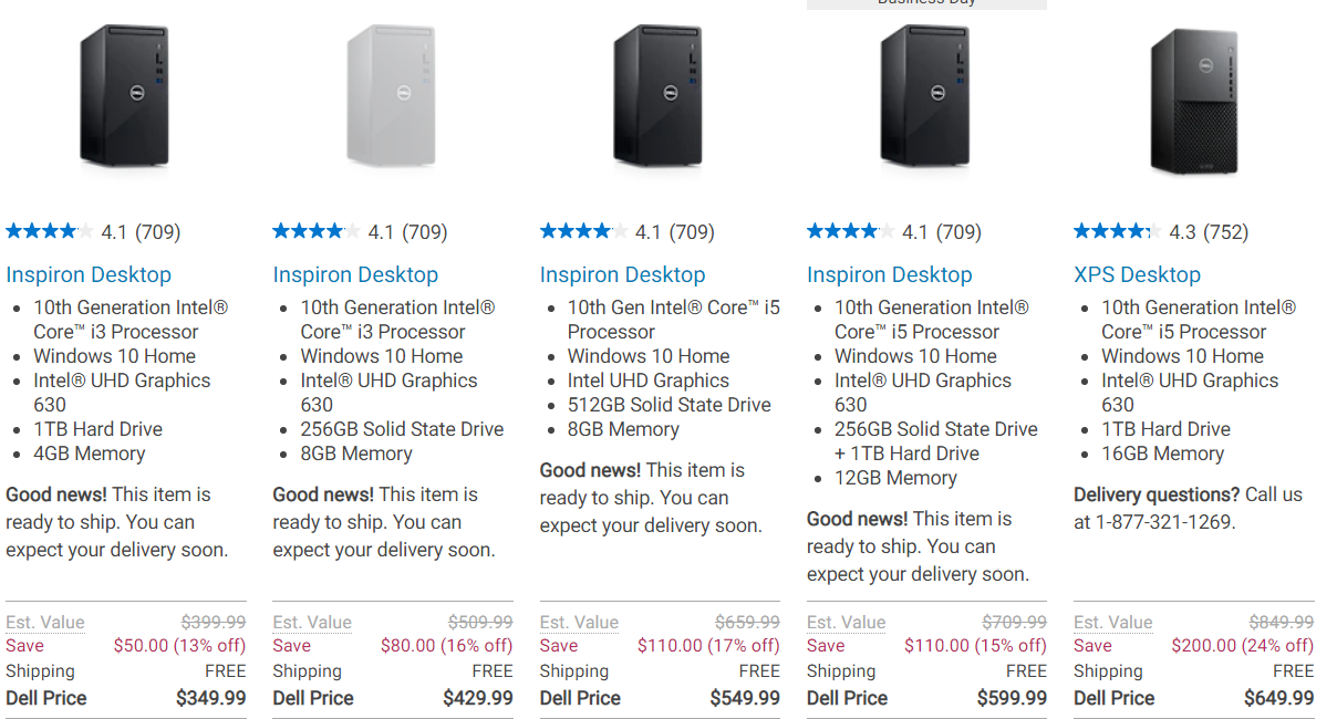 Black Friday 2020: Computers, Monitors & Electronics Deals @Dell Exra $50 offBlack Friday 2020: Computers, Monitors & Electronics Deals @Dell