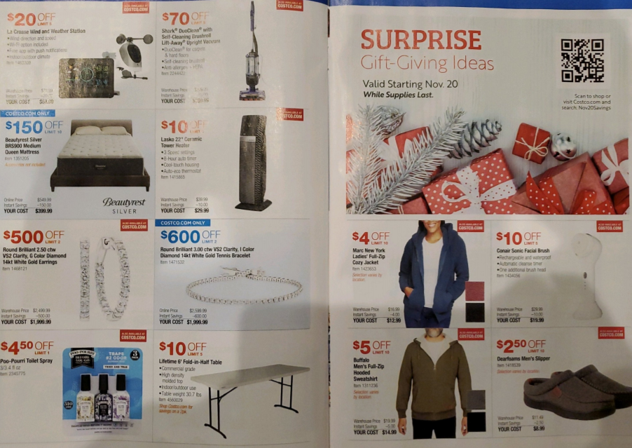  Waterpik 水牙线2件套$74Costco - 黑五&感恩节特惠海报出炉，Dyson V11仅$399