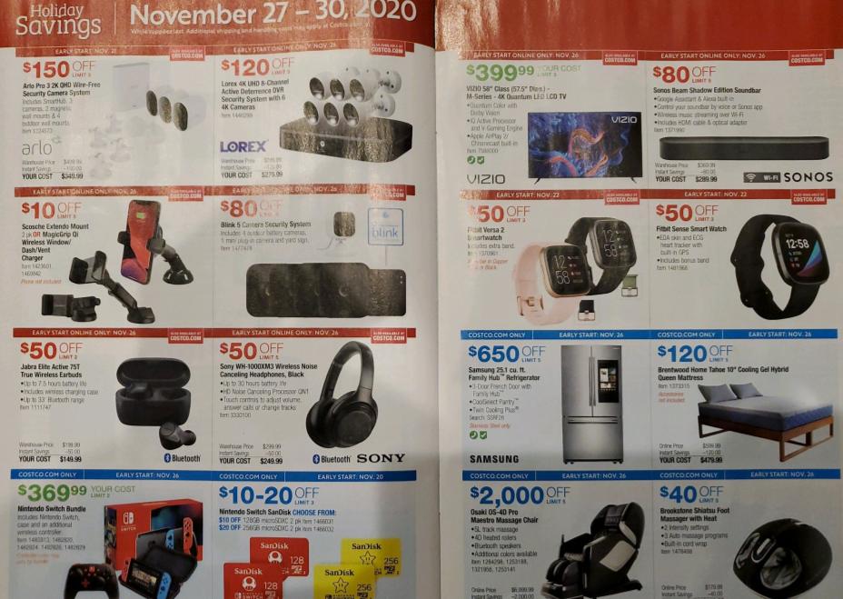  Waterpik 水牙线2件套$74Costco - 黑五&感恩节特惠海报出炉，Dyson V11仅$399