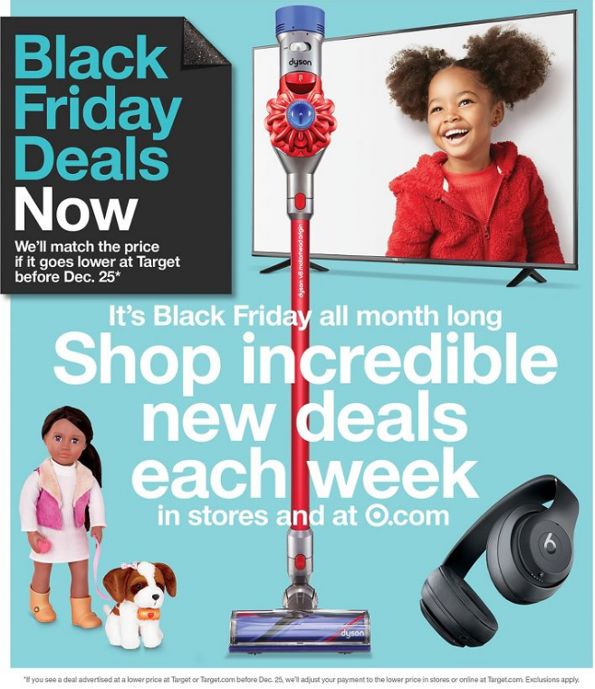 Switch 动森限定版 $299.99Target 黑五第一周海报出炉，申请红卡满$40减$40