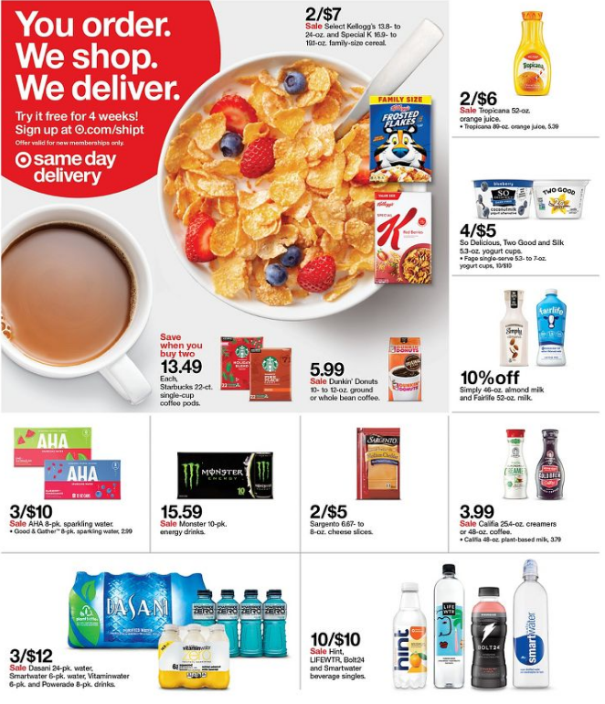 Switch 动森限定版 $299.99Target 黑五第一周海报出炉，申请红卡满$40减$40