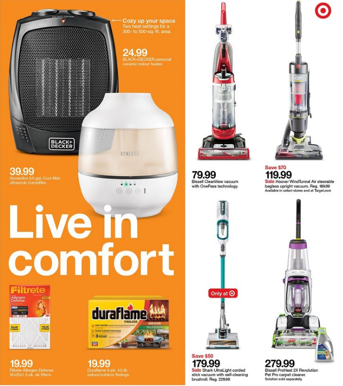 Switch 动森限定版 $299.99Target 黑五第一周海报出炉，申请红卡满$40减$40