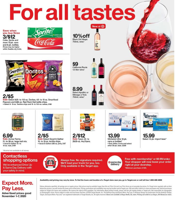 Switch 动森限定版 $299.99Target 黑五第一周海报出炉，申请红卡满$40减$40