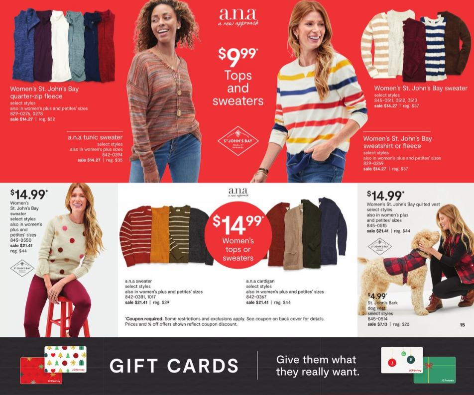 JCPenney 2020黑五海报出炉,超多好物好价等你来选 JCPenney 2020黑五海报出炉,超多好物好价等你来选