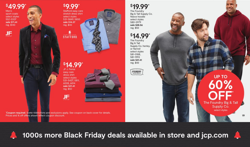 JCPenney 2020黑五海报出炉,超多好物好价等你来选 JCPenney 2020黑五海报出炉,超多好物好价等你来选