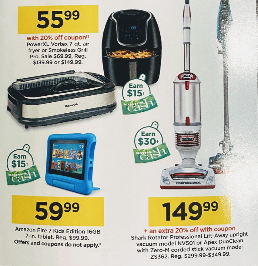 额外8折+满$50送$15现金券Kohl s 2020 黑色星期五开抢 11月6日起每日更新 