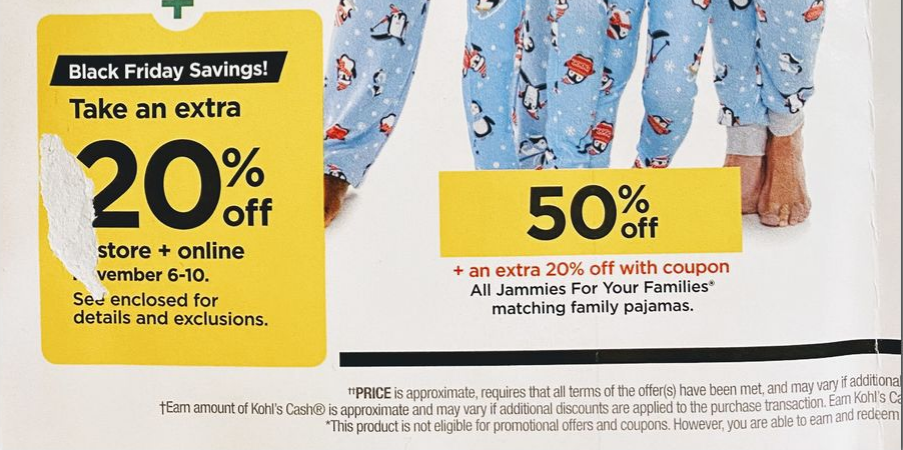 额外8折+满$50送$15现金券Kohl s 2020 黑色星期五开抢 11月6日起每日更新 