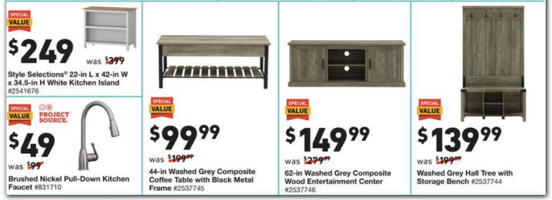 三星法式冰箱$1199Lowe s 2020黑五海报出炉 圣诞灯串$2.99 滚筒洗衣机$599 