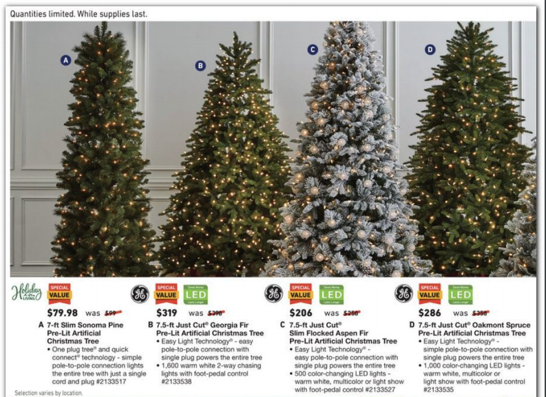 三星法式冰箱$1199Lowe s 2020黑五海报出炉 圣诞灯串$2.99 滚筒洗衣机$599 