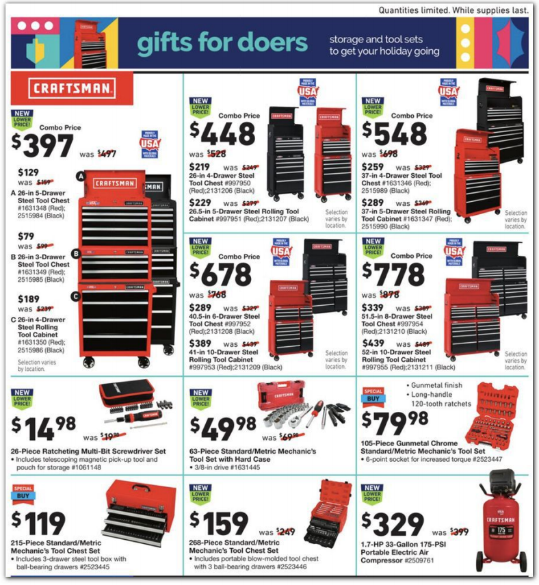 三星法式冰箱$1199Lowe s 2020黑五海报出炉 圣诞灯串$2.99 滚筒洗衣机$599 