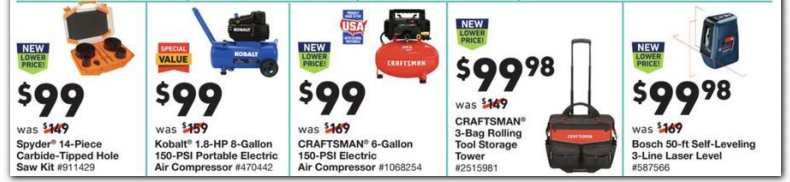 三星法式冰箱$1199Lowe s 2020黑五海报出炉 圣诞灯串$2.99 滚筒洗衣机$599 