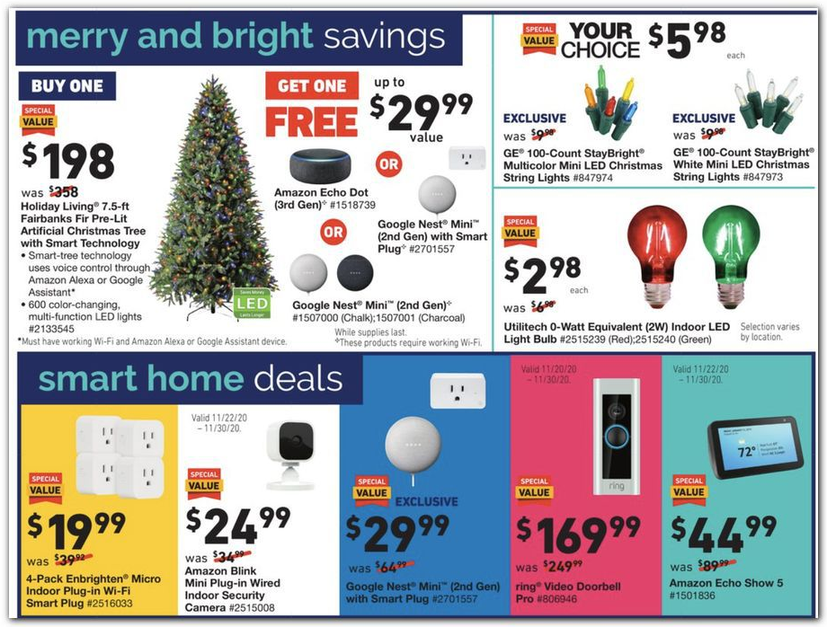 三星法式冰箱$1199Lowe s 2020黑五海报出炉 圣诞灯串$2.99 滚筒洗衣机$599 