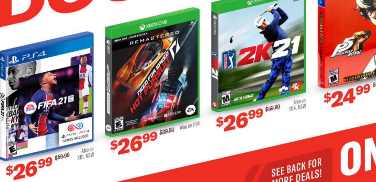 GameStop - 2020黑色星期五海报发布:PS5/Xbox Series X到货 Switch+马车8+3个月会员仅$299.99GameStop - 2020黑色星期五海报发布:PS5/Xbox Series X到货