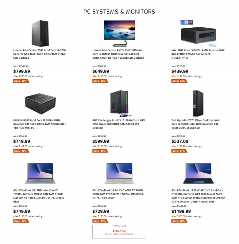 Newegg 2020黑五海报出炉，电子产品抢购清单