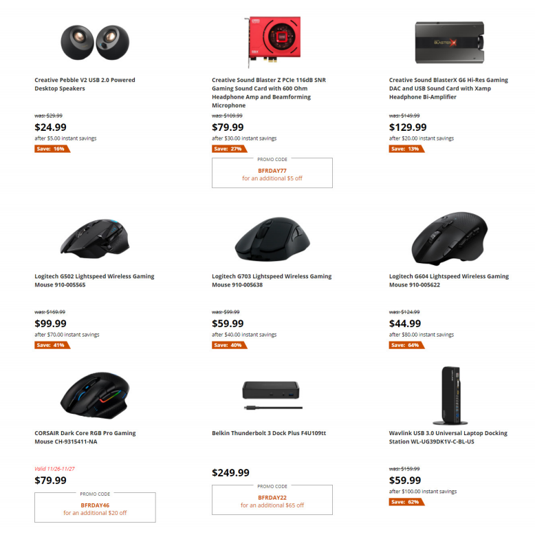 Newegg 2020黑五海报出炉，电子产品抢购清单