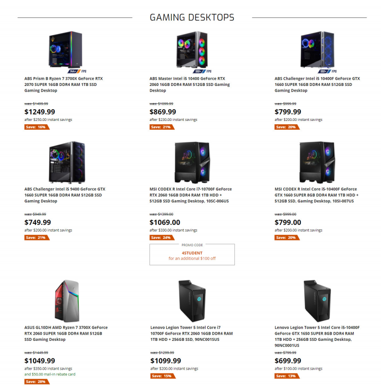 Newegg 2020黑五海报出炉，电子产品抢购清单