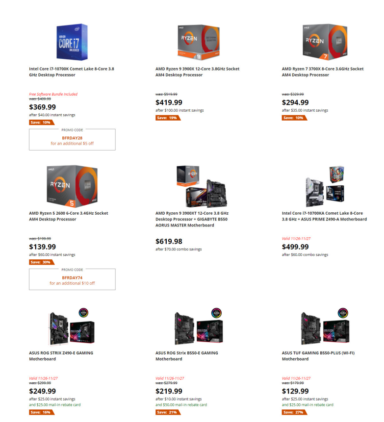 Newegg 2020黑五海报出炉，电子产品抢购清单
