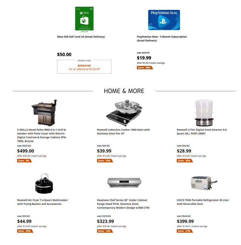 Newegg 2020黑五海报出炉，电子产品抢购清单