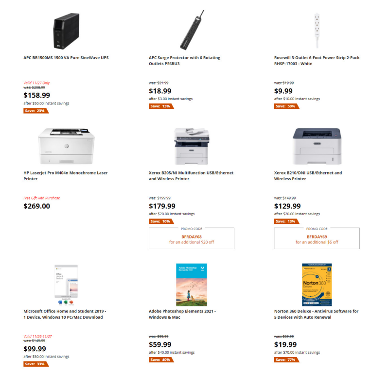 Newegg 2020黑五海报出炉，电子产品抢购清单