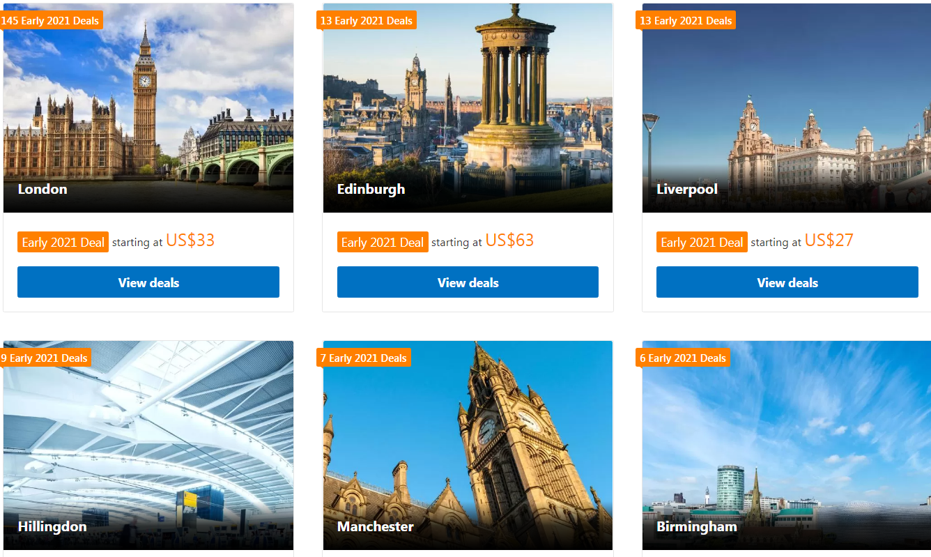 20% off select stays from now through March 2021 @Booking.com  20% off select stays from now through March 2021 @Booking.com