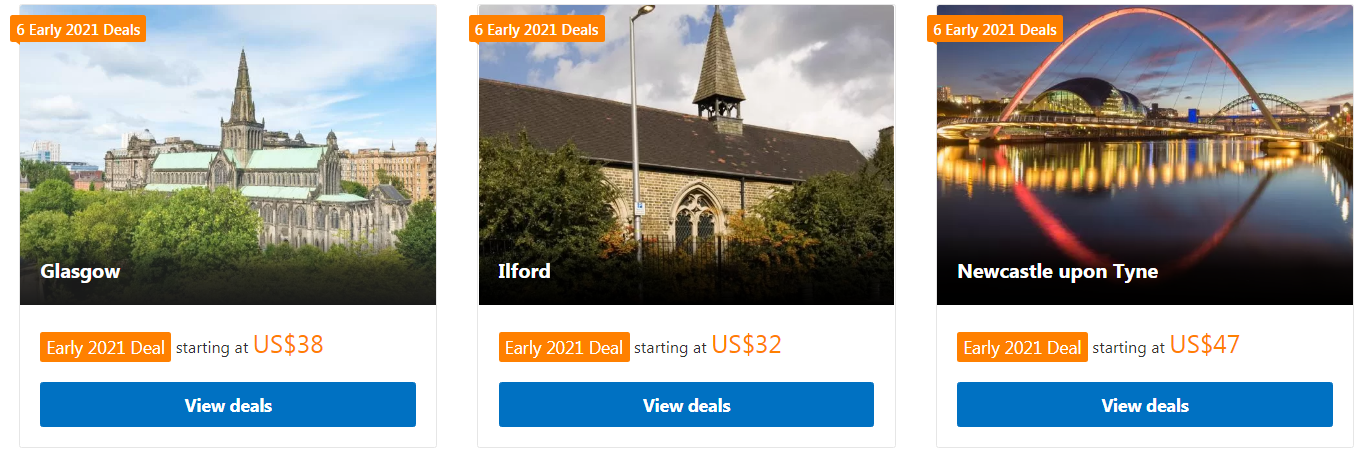 20% off select stays from now through March 2021 @Booking.com  20% off select stays from now through March 2021 @Booking.com