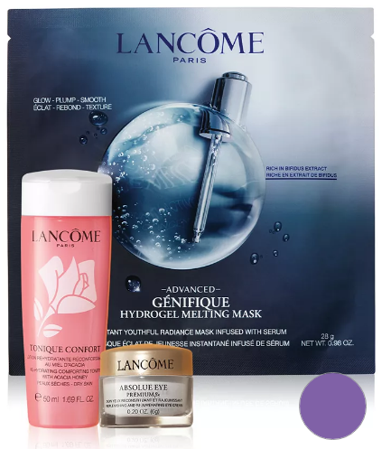 满额最高10件礼品（价值达$228）Macy s Lancôme兰蔻全线护肤美妆香水热卖 收小黑瓶精华 粉水 大眼精华等