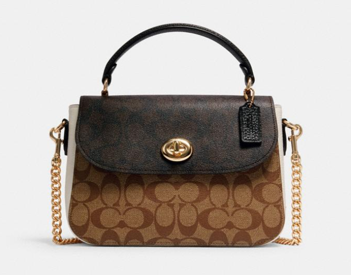 Coach Marlie新款平替专柜Cassie邮差包