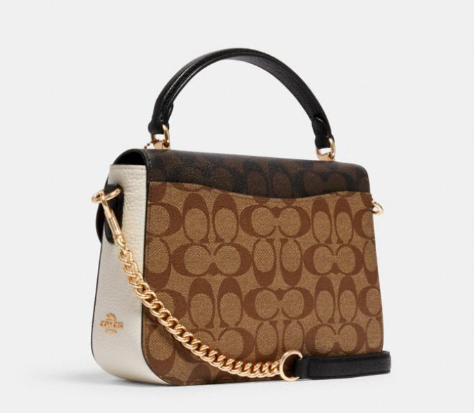 $151.20 (原价 $378) + 免邮Coach Outlet官网 Coach Marlie 老花邮差包4折热卖 	