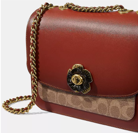 $276.50 (原价 $395) + 免邮Macy s官网 COACH Madison 2020年新款山茶花单肩链条包7折热卖 