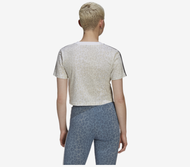 $19.99 (原价 $30) + 免邮Footaction官网 adidas 女款豹纹高腰T恤热卖