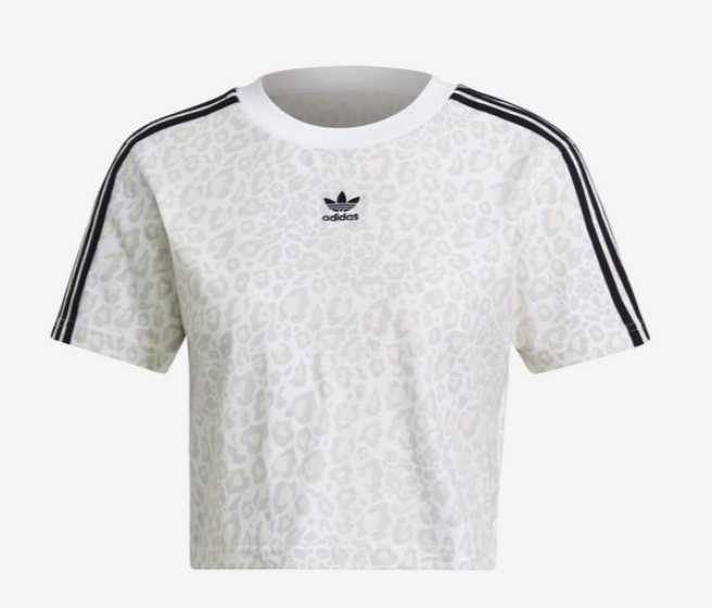$19.99 (原价 $30) + 免邮Footaction官网 adidas 女款豹纹高腰T恤热卖