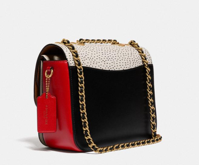 $297 (原价 $495) + 免邮Nordstrom官网 Coach x Mickey Keith Haring 链条小方包6折热卖  