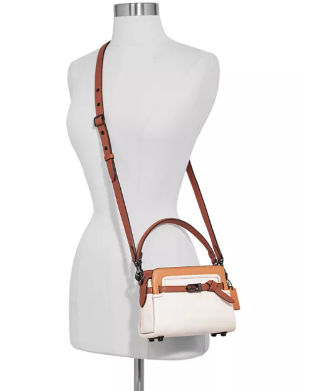 30 Off COACH Tate 18 Inch Crossbody in Color Block Belk 206.50