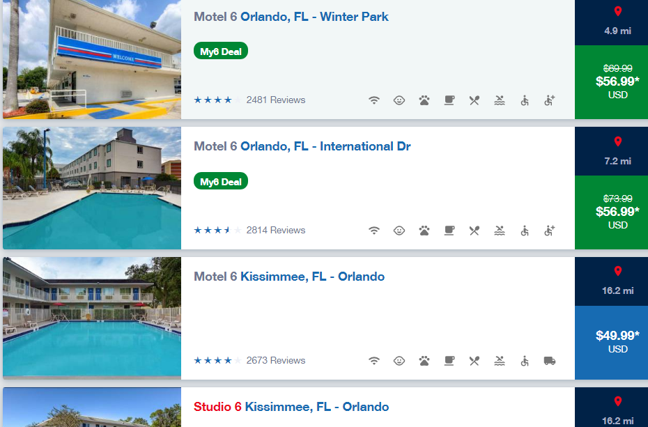 Up to 19% off Motel 6® Orlando Hotels @Motel 6 from $49.99Up to 19% off Motel 6® Orlando Hotels @Motel 6