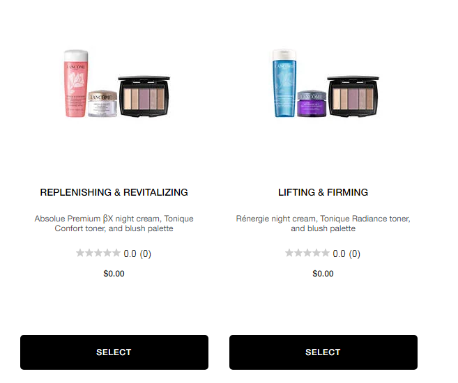 Lancome订单满$80赠3件护肤美妆套装 Lancome订单满$80赠3件护肤美妆套装