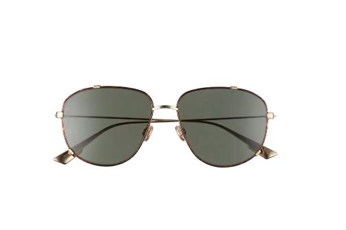 $99.97 (原价 $450)Nordstrom Rack官网 Dior Monsieur3 56mm飞行员太阳镜2.3折热卖