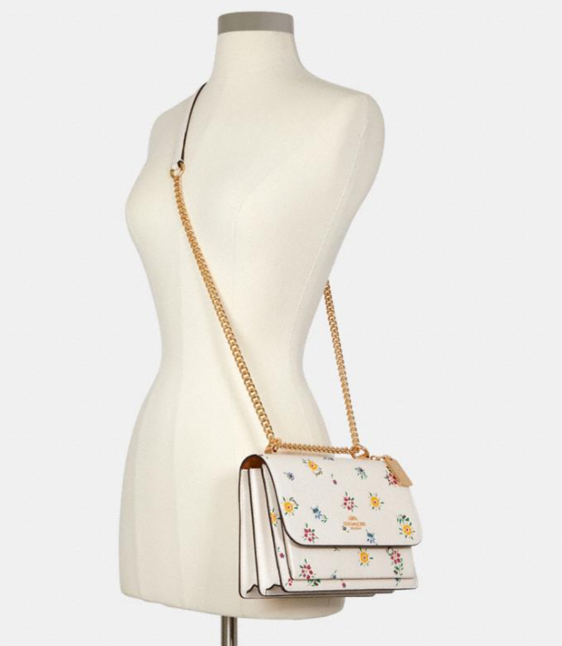 $159.20(原价 $398) + 免邮Coach Outlet官网 Coach Klare 小牛皮风琴包热卖 