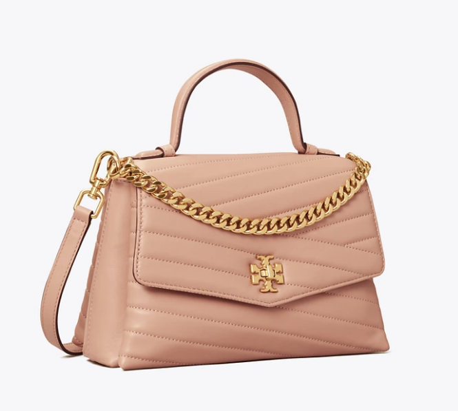 Tory Burch这款翻盖手提包是2019年新款