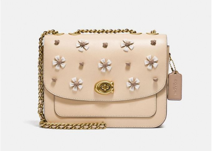 $297 (原价 $495) + 包邮Coach官网 Coach Madison山茶花链条包6折热卖