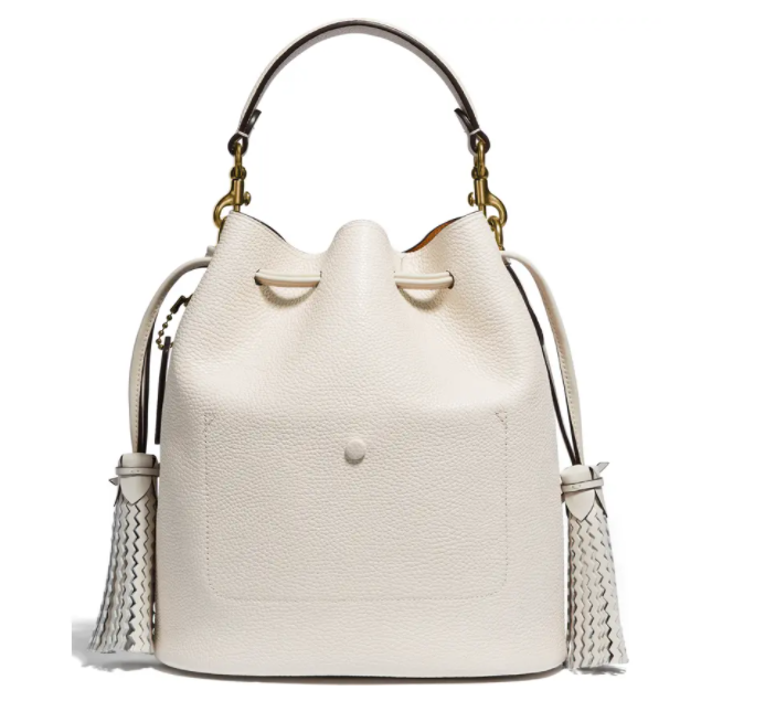 $210 (原价 $350) + 包邮Nordstrom官网 Coach Lora Whipstitch 抽绳水桶包6折特卖 两色可选